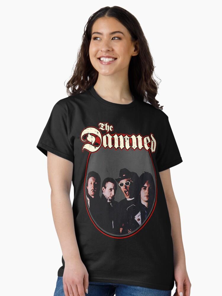 The Damned The Damned Members Portrait Classic T-Shirt