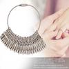 UK Sizing Ring Sizer Clear Reading Measuring Tool Precision Jewelry Tool Ring Measurement