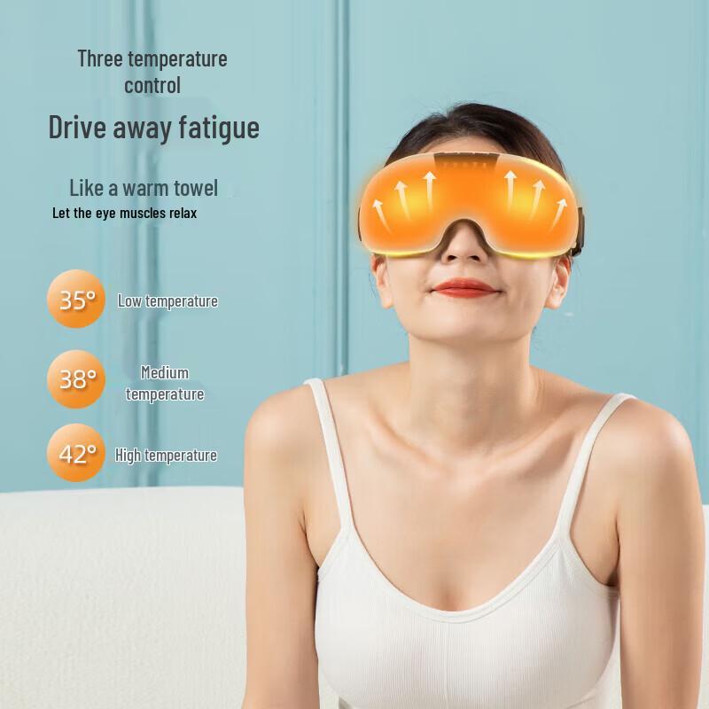 Eye Massager with Heat Compression