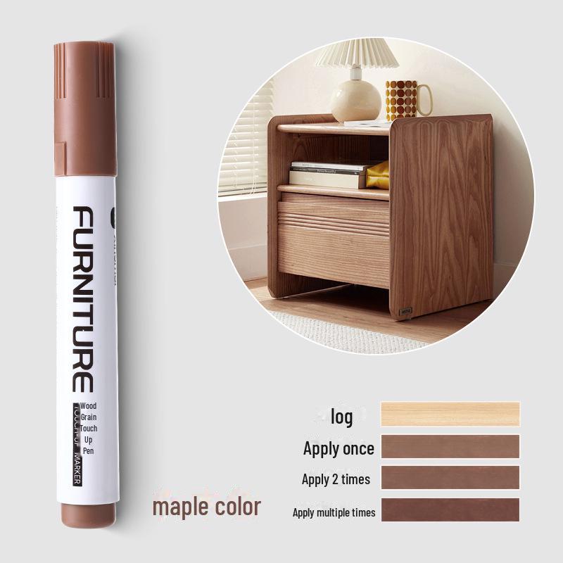 Маркер для ремонта мебели с текстурой дерева от царапин