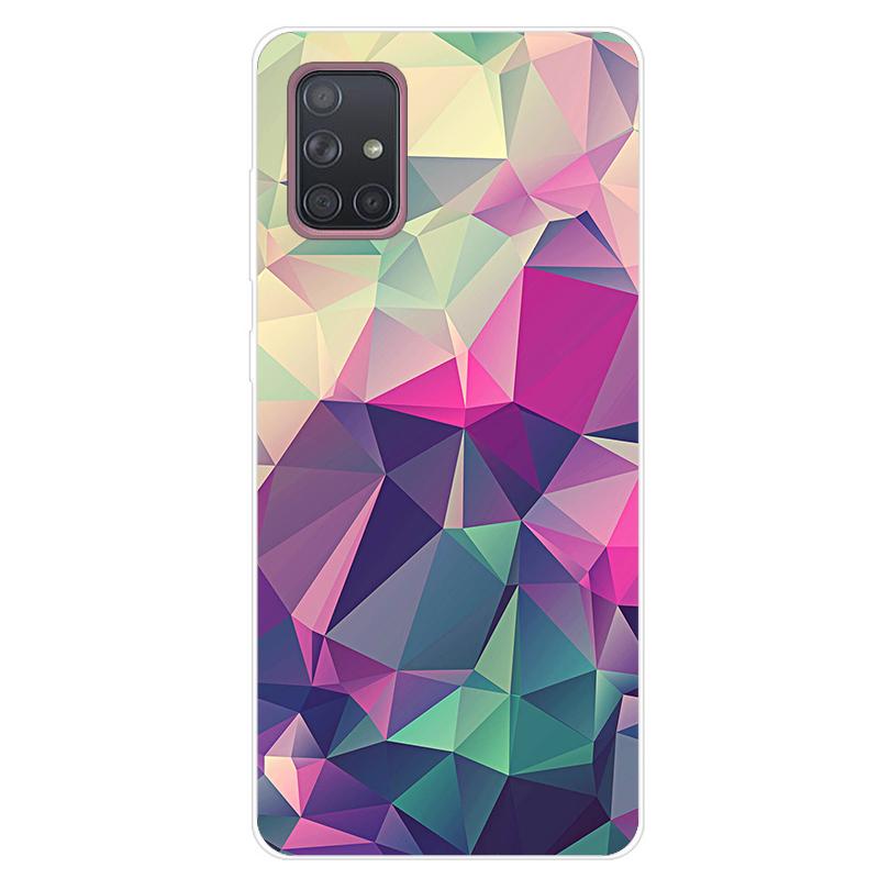 For Samsung Galaxy A51 A71 Case Soft Silicone Cute Cartoon Panda Phone Cases For Samsung A 51 A515F Galaxy A71 A715F Cover Funda