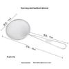 Stainless Steel Fine Mesh Skimmer Strainer Spoon