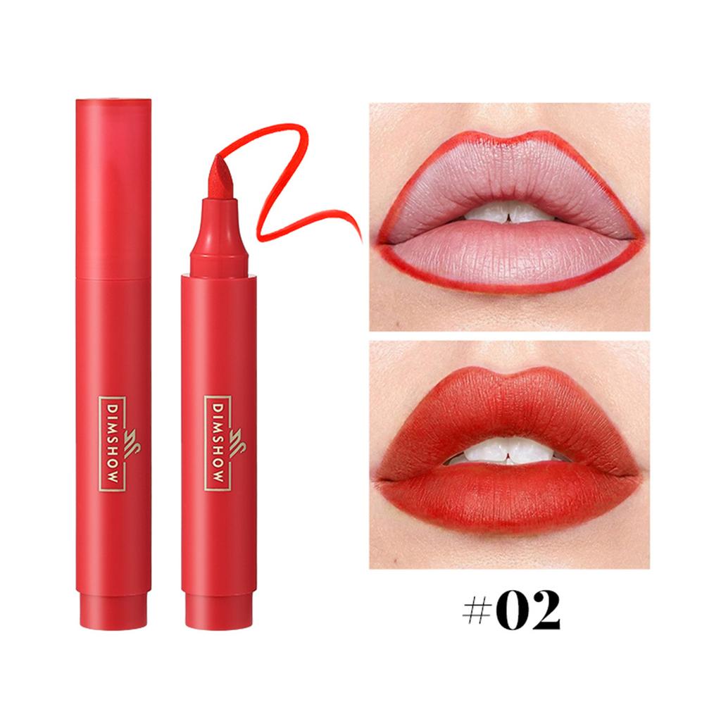 Lip Stain Marker Pen Liquid Dye Lip Tint Водостойкий Стойкий Карандаш Для Губ Увлажняющий Не Размазывающийся Матовый Макияж Для Губ