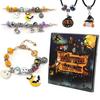Halloween Treasure Charm Bracelet Bead Bulk Set 2025 Advent Calendar 20 Days Countdown Decoration DIY Jewelry Making Kit for Kids Adult Teens