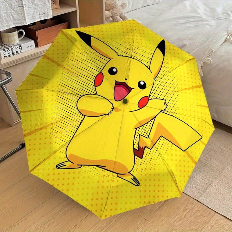 1pc Pikachu Themed High-quality Umbrella,Automatic Opening and Closing Umbrella,Multi-functional Umbrella G0811246