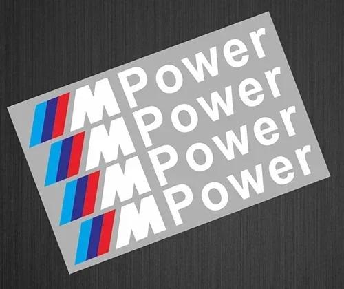 B4 A5 For BMW M 4PCS M Power Car badge decal Car Door Handle Sticker For bmw M Sticker X1 X3 X4 X5 X6 X7 e46 e90 f20 e60 e39 f10