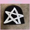 Winter Fivepoint Star Knitted Hat With Ear Coverage For Men Women Outdoor Use