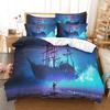Beautiful Dancer Duvet Cover Set King Queen Full Size 3D Dance Under Moon Elegant Polyester Comforter Cover For Boy Girl Teens