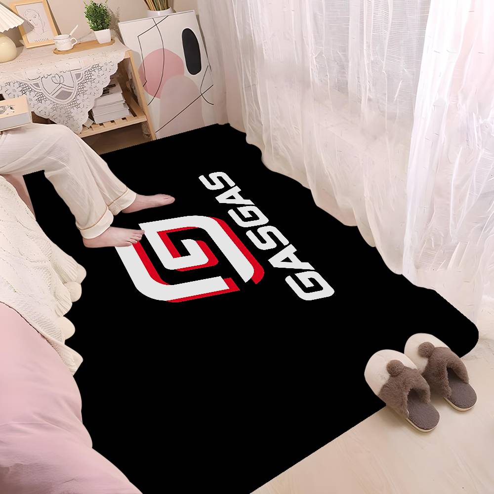 G-GasGas Red Motorcycle Hallway Carpet Non-Slip Laundry Room Mat Laundry Decor Balcony Child Living Room Bedside Area Rugs