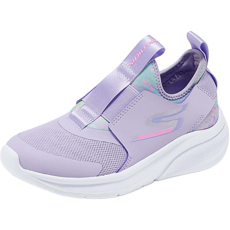Skechers Удобные универсальные прочные низкие повседневные кроссовки для девочек Детские кеды Светло-лиловые 303565L-LVMT