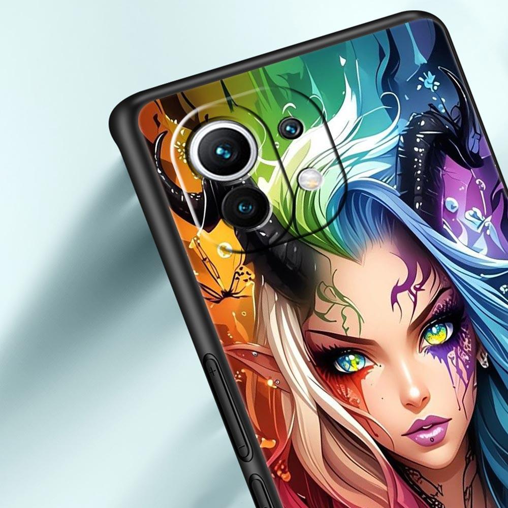 Hot Girls Phone Case Cover for Xiaomi Mi 17 15 14 13 12 11 Ultra 15T 14T 13T 12T 11T Pro Lite 5G Soft TPU Shell Fundas Capas Bag