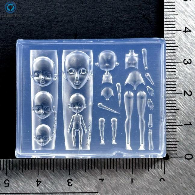 1 шт. Лицевая кукла 3D силиконовая форма Декорация для нейл-арта DIY Дизайн Форма для ногтей Ношение аксессуаров-доспехов