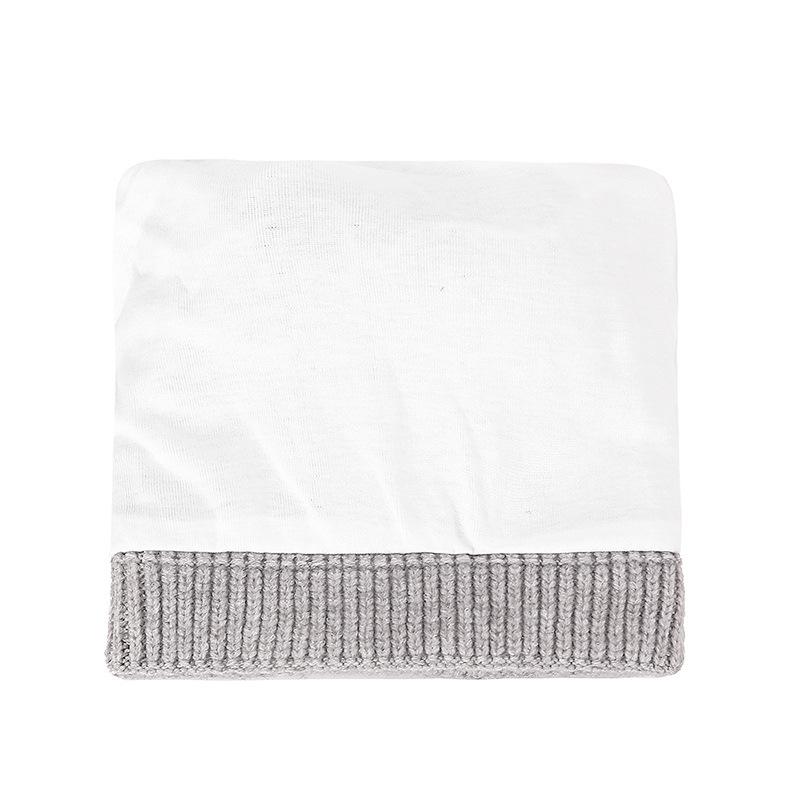 Детская осенне-зимняя шапка для девочек с бантом для волос, теплая вязаная защитная шапка для ушей, детская шерстяная шапка