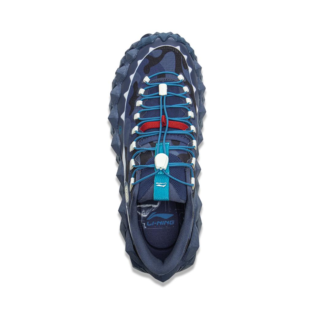 Li Ning Anb X Легкие Высокоэластичные Тренд Спортивные Нескользящие Износостойкие Кроссовки с Низким Верхом Повседневная Обувь Унисекс Повседневная Обувь Синий AZGV113-5