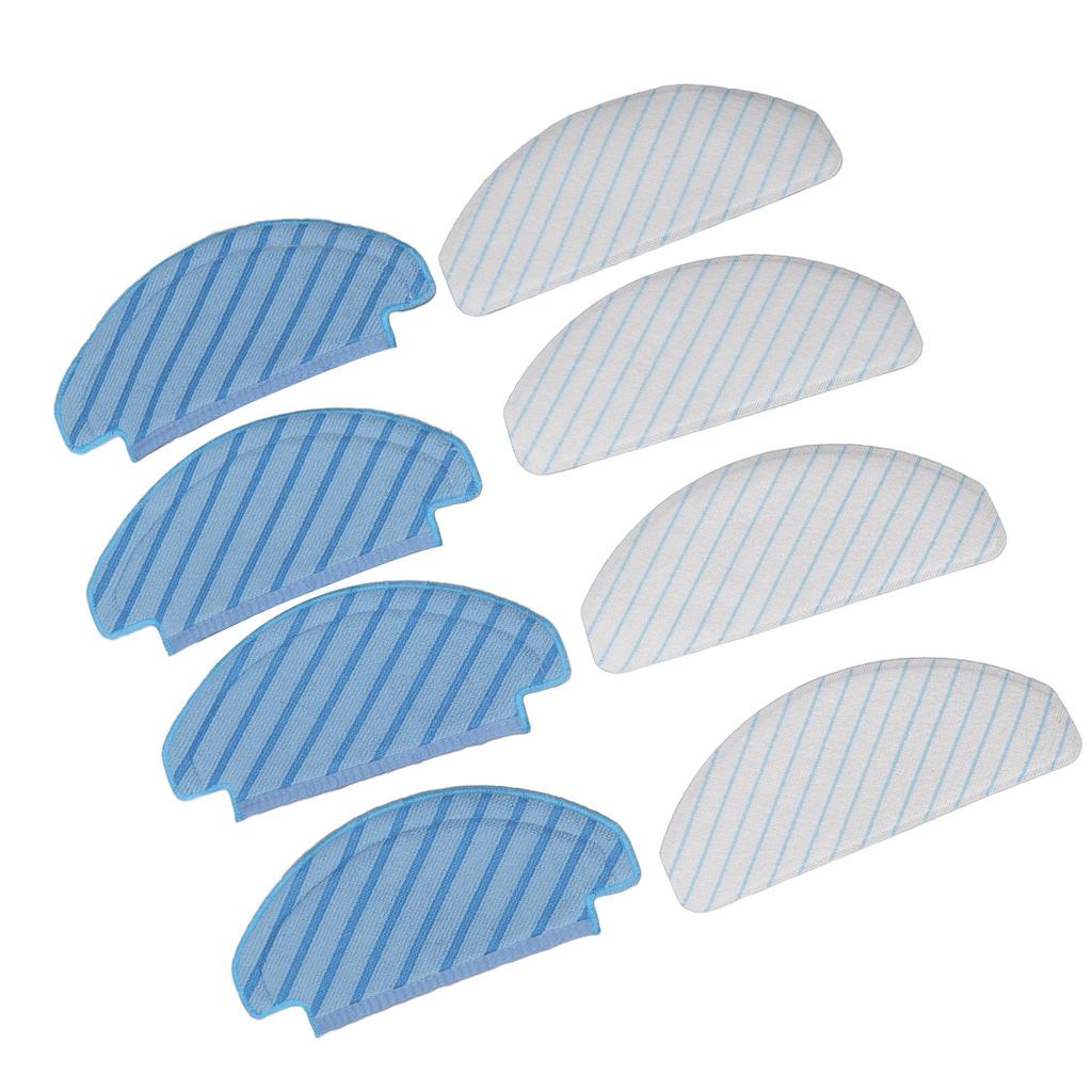 8 Pcs Mop Cloth for DEEBOT OZMO T8 T8aivi N8pro Plus Vacuum Cleaner Replacement Parts Cleaning Pads