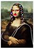 Canvas Painting Mona Lisa In Flowers