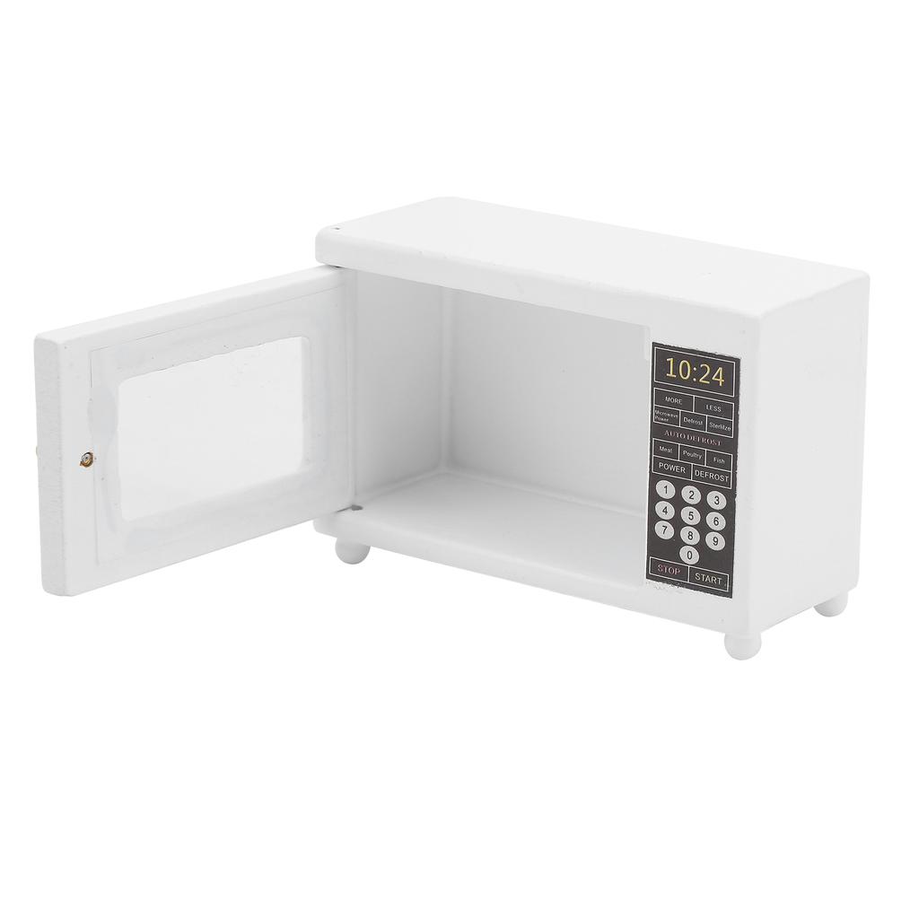 1:12 Dollhouse Microwave Oven Mini Kitchen Appliance Doll House Accessories Room Small Decoration