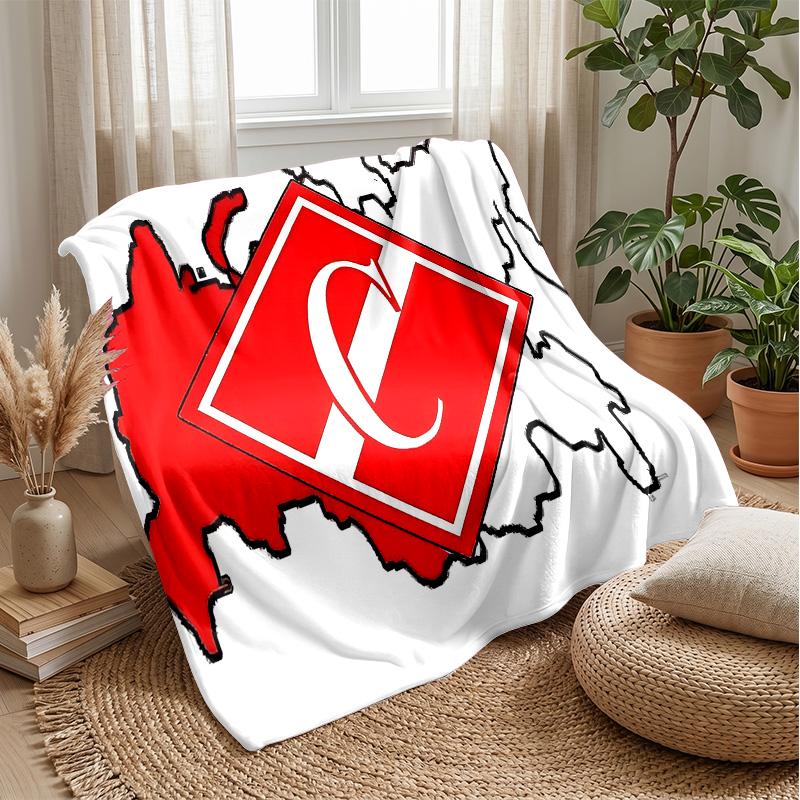 Spartak Moscow Theme blanket Soft Flannel Fleece Blanket Warm Lightweight Throw Blanket for Home Sofa Bed