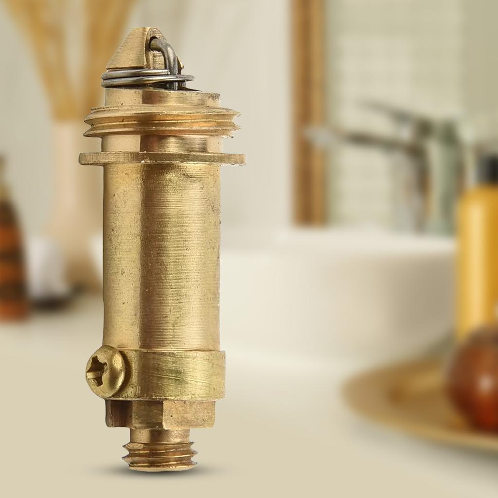 Сливной клапан для раковины с пружинным механизмом для ванны с откидным сердечником, легко выскакивающий сливной клапан для замены