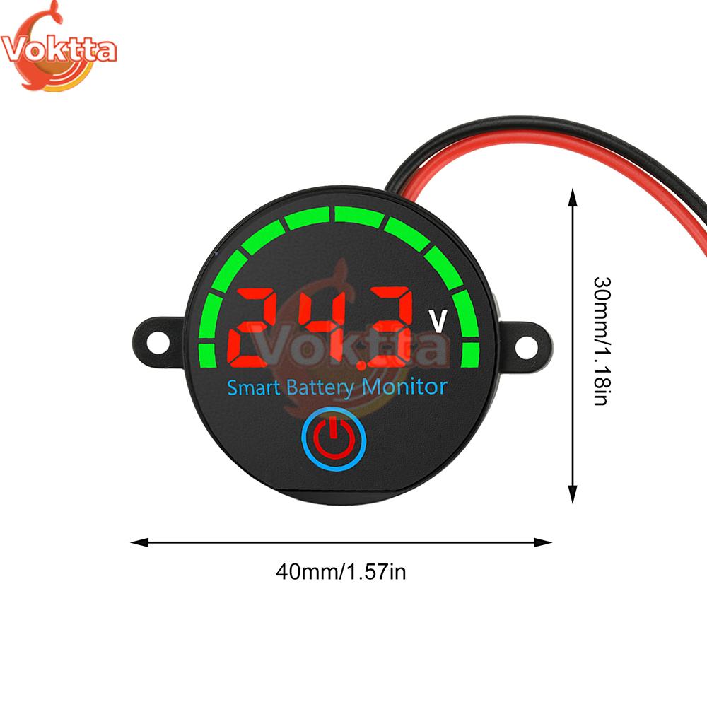 DC7-55V 3-14S LED Battery Level Indicator Digital Voltmeter 12V/24V/36V/48V Voltage Charge Tester Lithium Battery Capacity Board