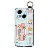 Silicone Ring Phone Case For Tecno POP9 4G/Spark GO 1/KL4 Cute Kickstand Wristband Soft Case Waterproof Wrist Strap