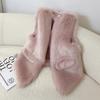 Winter Imitation Fur Vest Women's New Women's Light Pink Age-reducing Furry Vest Looks Thin
