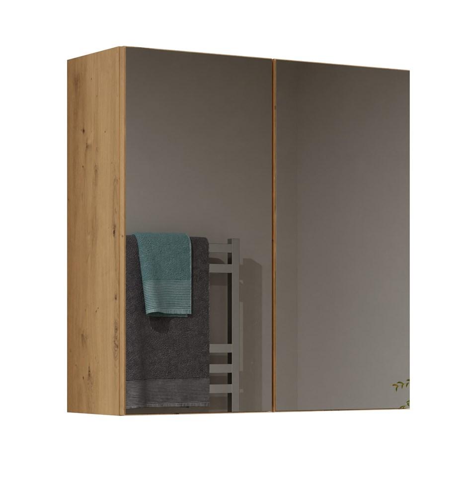 Pola Bathroom Cabinet 2 Doors Artisan Mirror