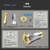 УВЕЛИЧЕННАЯ 23 мм Рукоятка Катушки 10 Совместима с Типом A Shimano Серия Tornado Авиационный Алюминиевый Кноб, 9,5 г, Цвета, (Дайва С), (Бронзовый/Золотой), 70%
