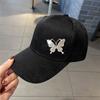 Rhinestone Butterfly Baseball Cap Sunscreen Sun Hat Versatile Peaked Cap  Outdoor