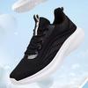 Женские спортивные туфли Flyknit, повседневные сетчатые дышащие одинарные туфли, кроссовки со шнуровкой спереди, легкие кроссовки для бега 36-40