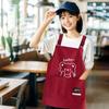 Anti-fouling Chef Apron Waterproof Cooking Baking Bibs Portable Kitchen Apron  for Home Kitchen
