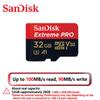 SanDisk Extreme Pro Card 256 ГБ Micro SD-карта SDXC Карта памяти UHS-I 128 ГБ 512 ГБ 64 ГБ 32 ГБ U3 V30 TF Флэш-карты Адаптер для карты памяти для камеры DJI