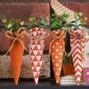 4Pcs Easter Carrots Decorations Simulation Ornaments Stuffed
