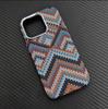 iPhone 17 Pro Max Ретро-узор Керамический Магнитный Чехол для Apple 16 - Рельефная Жесткая Крышка с Ощущением Кожи