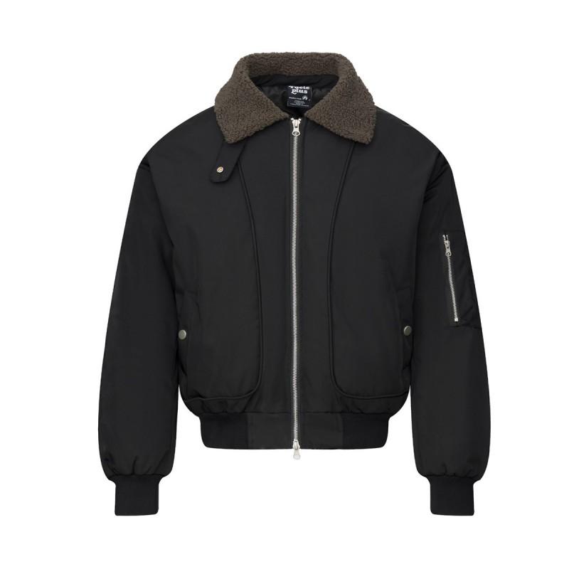 Mens Winter Cotton Padded Jacket Loose Fit Street Style Warm Short Coat Teens