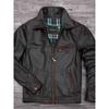 Chinese Size Genuine Cowhide Leather Men Leather Jacket Jackets Hand Edged Coat Men Leather Jacket Autumn