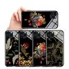 Tempered Glass Phone Case for iPhone Samsung Galaxy Infinix TPU Soft Edge Fashion Luxury Chinese Style Shockproof Cover