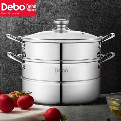 Debo Sibelle DEP-721 28см Двухслойная многофункциональная пароварка для супа из нержавеющей стали