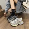 Baxiu ранняя осень новая подошва-маффин папины кроссовки шнуровка модные универсальные повседневные спортивные туфли тренд