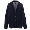BATONER Made In Japan Linen Blend Long Sleeve Knit Cardigan 1 Navy Men's Used
