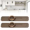 2 Sets Chinese Style Handle Single Hole Door Pull Knobs for Kitchen Cabinet Furniture Hardware