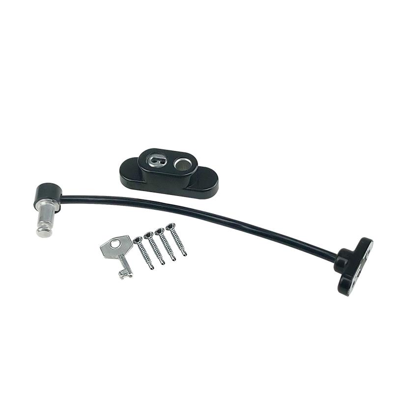 Кабельный замок для окон, ограничитель безопасности дверей, ограничитель безопасности окон и дверей в детской комнате с ключом