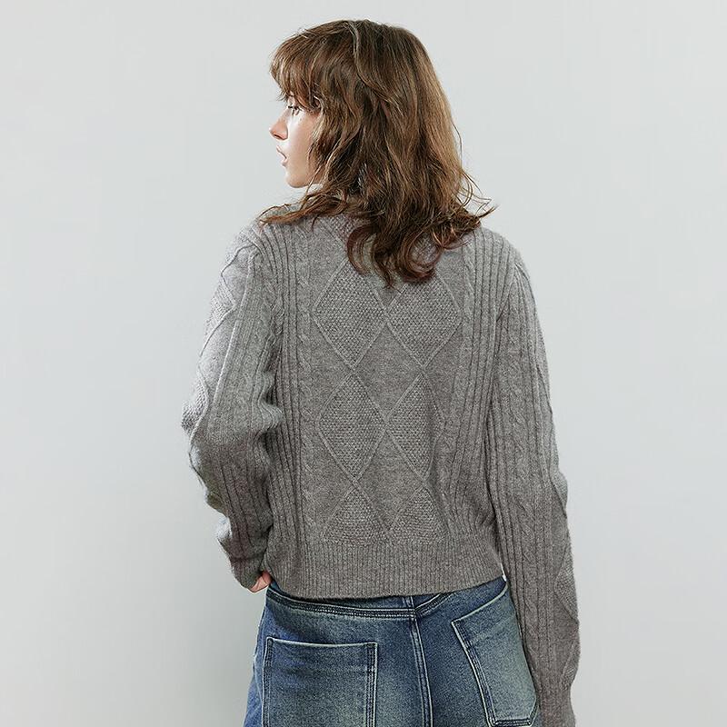 Женский вязаный кардиган Chuyu в стиле ретро с цветочной вышивкой