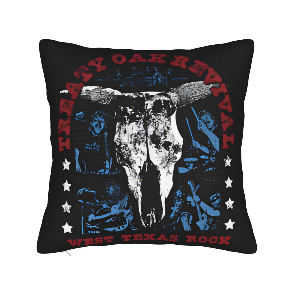 Country Music Band Treaty Oak Revival Pillow Cover Soft Cushion Cover Fashion Pillow Case For Sofa Car Home Decor