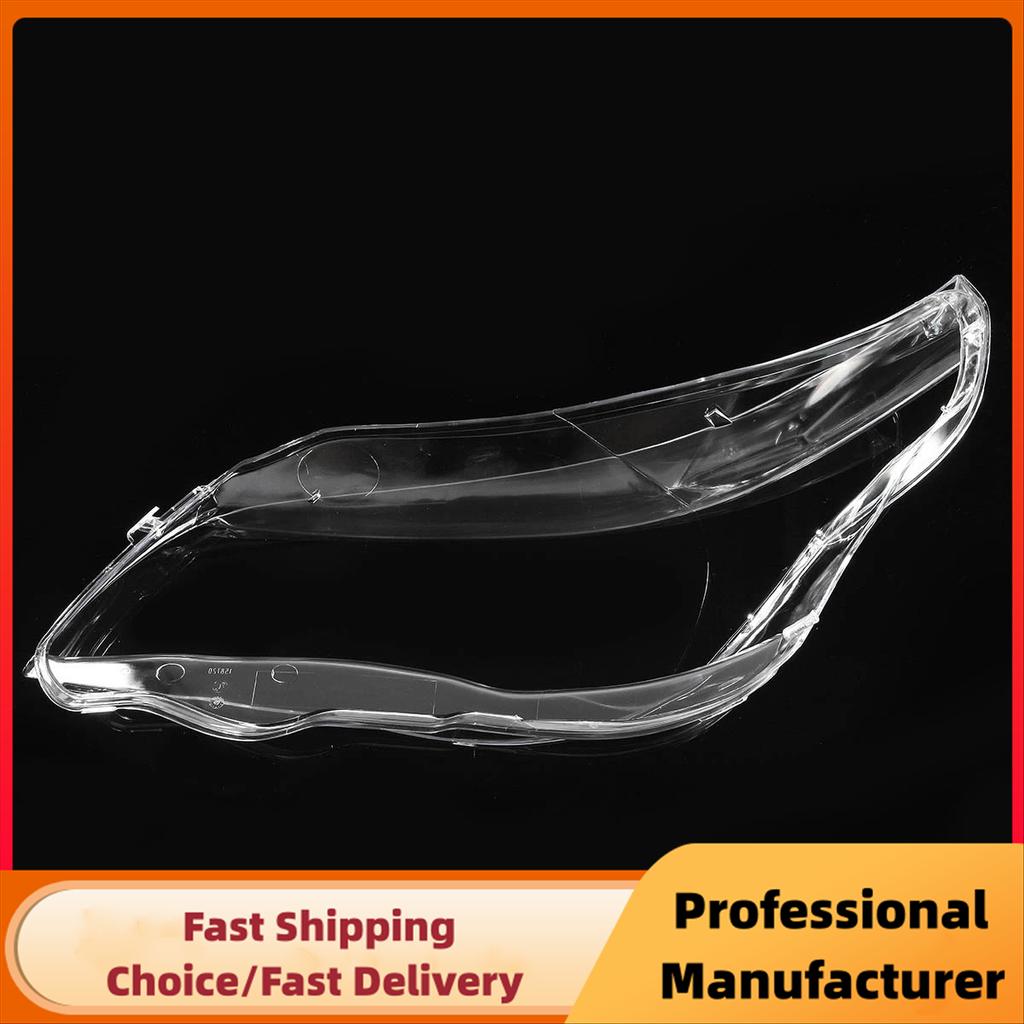 Left+Right Car Headlight Lens Cover Lampshade Shell For BMW E60 E61 25I 530I 545I 550I 2003-2010 Headlight Cover