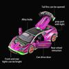 1/24 масштаб Lambo, литая под давлением модель автомобиля, игрушечный автомобиль с откатным механизмом, звуковым светом и распылителем для детей, коллекция подарков для мальчиков и девочек