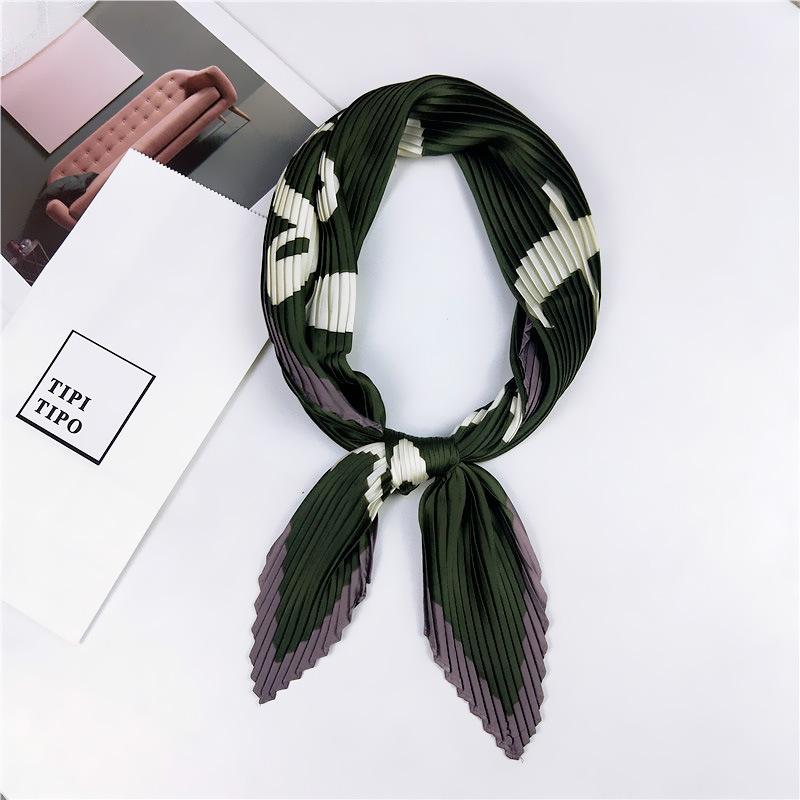 Модный декоративный шарф, повязка для волос, резинка для волос 70, маленький квадратный шарф, шелковый шарф, женский весенне-осенний универсальный маленький шарф, профессиональный шарф