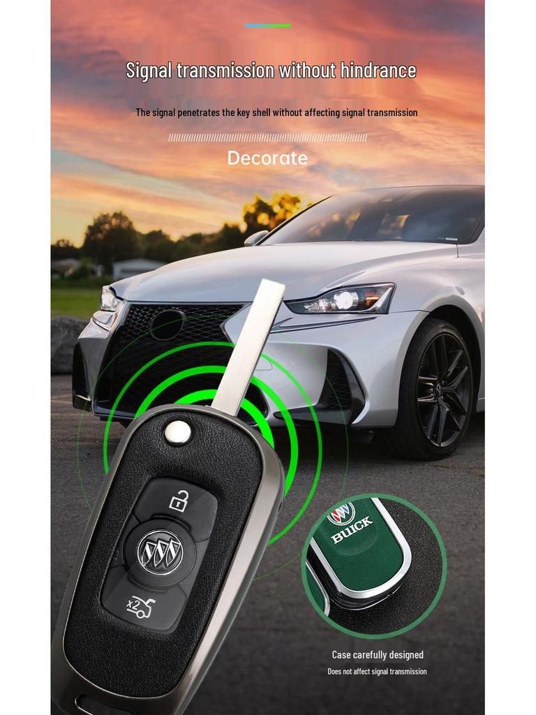 Buick Verano GS Key Case (2016-2017) Metal Protective Shell for Sedan/Hatchback