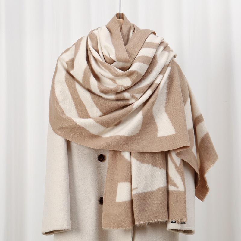 Big Love Boundless 70 New Autumn and Winter Skin-friendly and Warm Imitation Cashmere Printed Scarf Versatile Shawl