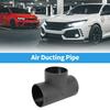 75mm Auto Car Heater Warm 3 Way Air Ducting Pipe T Shape Outlet Connector